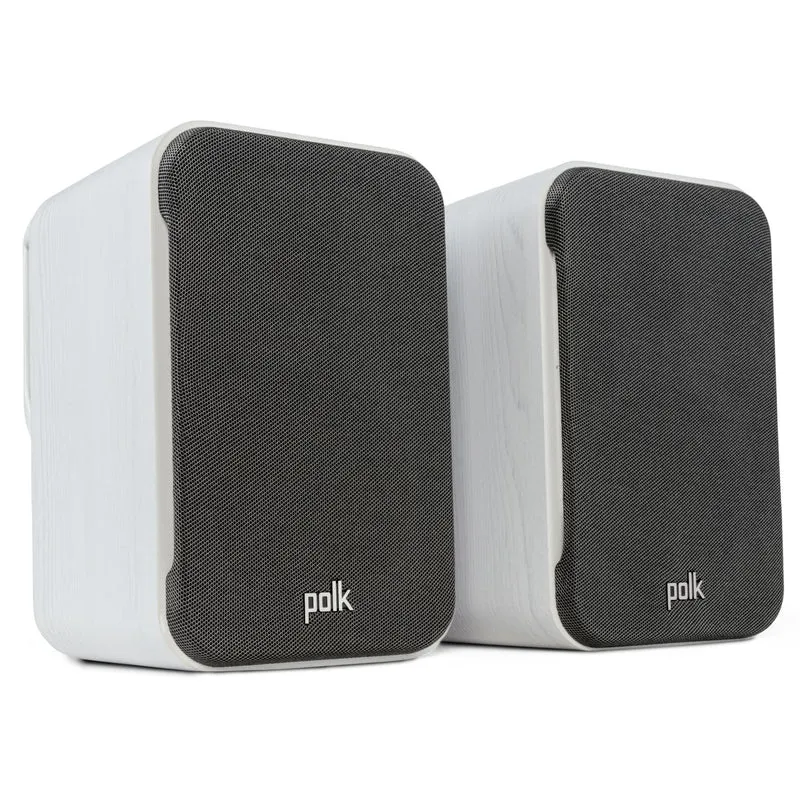 Enceinte bibliothèque Signature Elite 100W, Polk ES10 Blanc - PAIRE