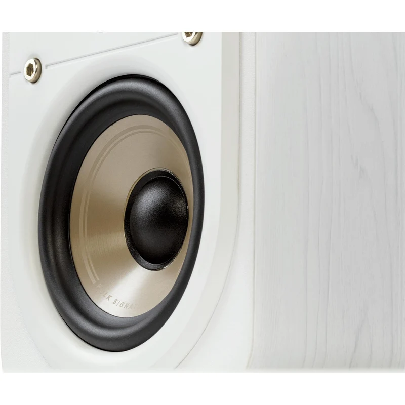 Enceinte bibliothèque Signature Elite 100W, Polk ES10 Blanc - PAIRE