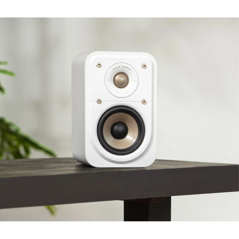 Enceinte bibliothèque Signature Elite 100W, Polk ES10 Blanc - PAIRE
