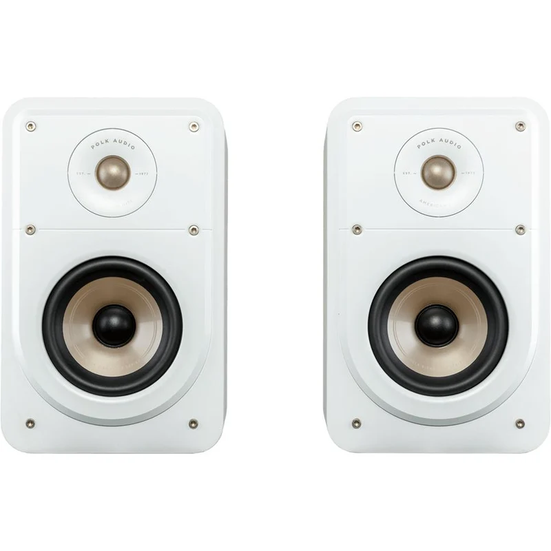 Enceinte bibliothèque Signature Elite 100W, Polk ES15 Blanc - PAIRE