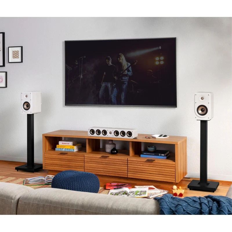 Enceinte bibliothèque Signature Elite 100W, Polk ES15 Blanc - PAIRE
