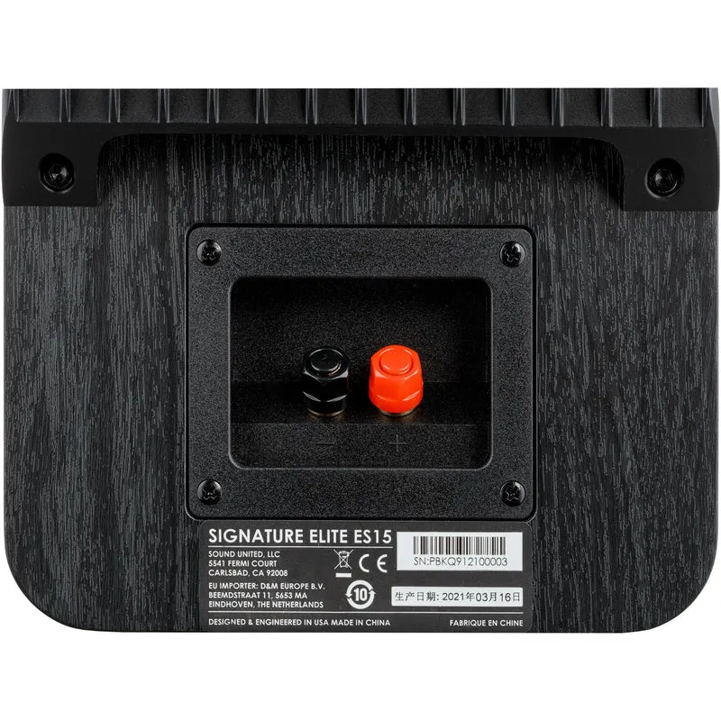 Enceinte bibliothèque Signature Elite 100W, Polk ES15 Noir- PAIRE