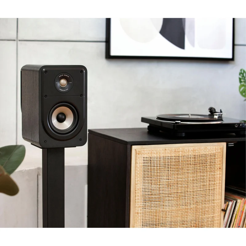 Enceinte bibliothèque Signature Elite 100W, Polk ES15 Noir- PAIRE