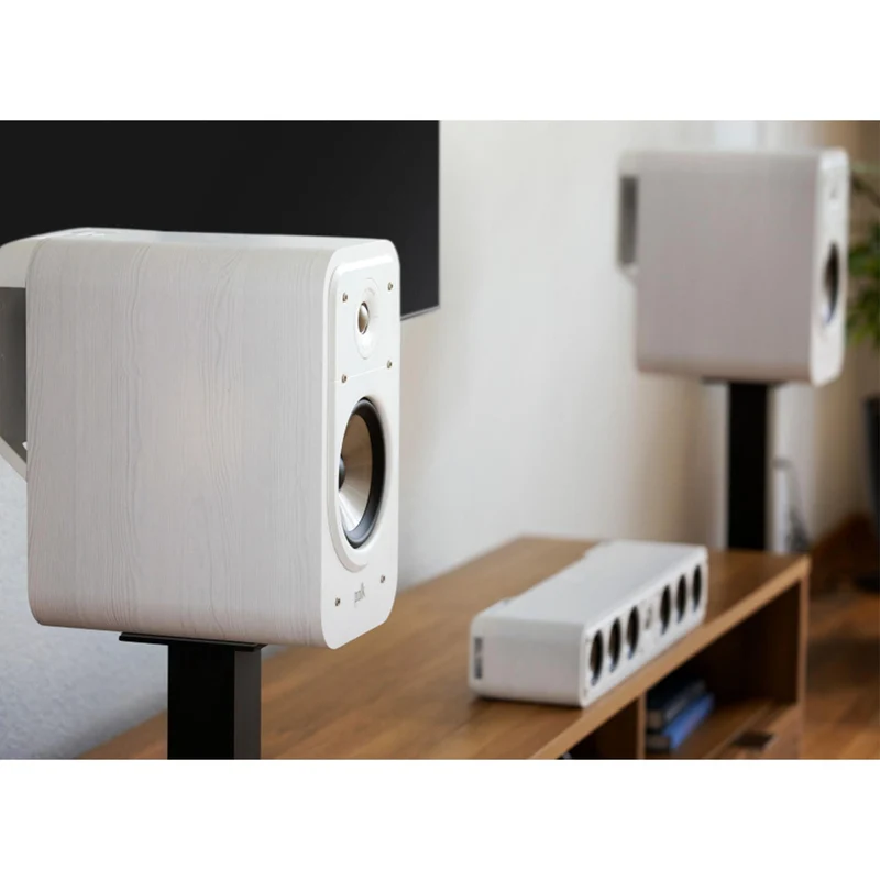Enceinte bibliothèque Signature Elite 150W, Polk ES20 Blanc - PAIRE