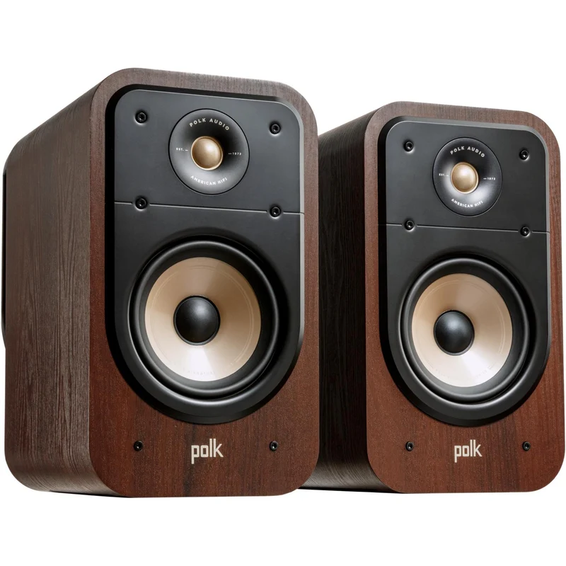 Enceinte bibliothèque Signature Elite 150W, Polk ES20 Brun - PAIRE