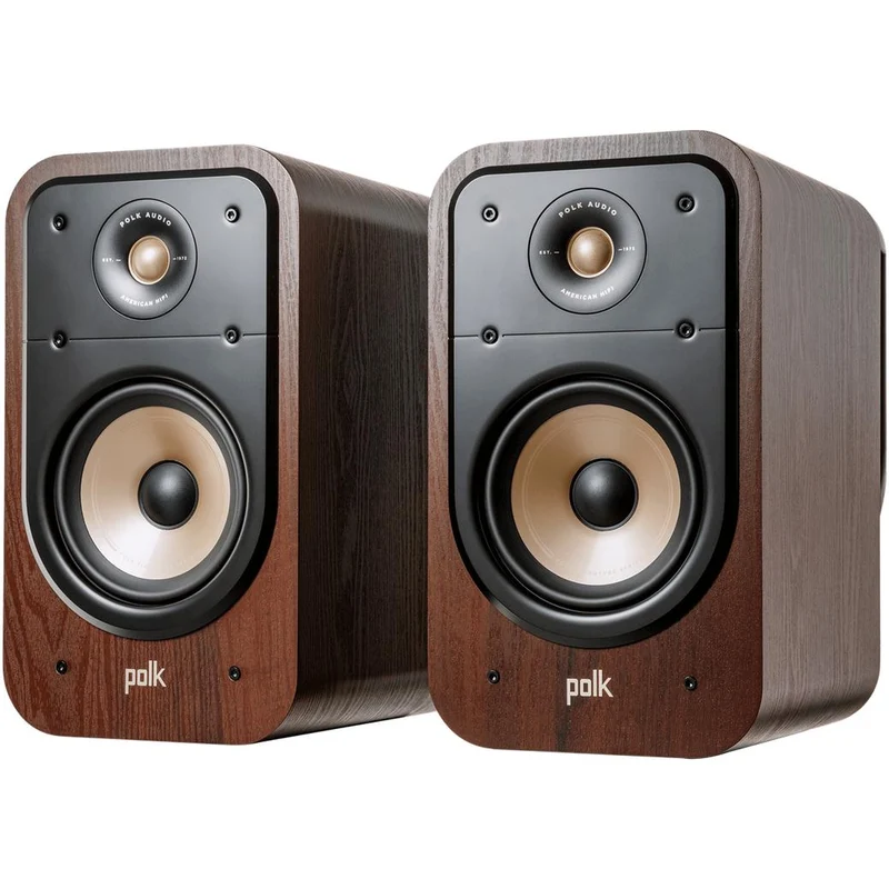 Enceinte bibliothèque Signature Elite 150W, Polk ES20 Brun - PAIRE