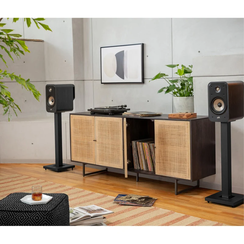 Enceinte bibliothèque Signature Elite 150W, Polk ES20 Brun - PAIRE