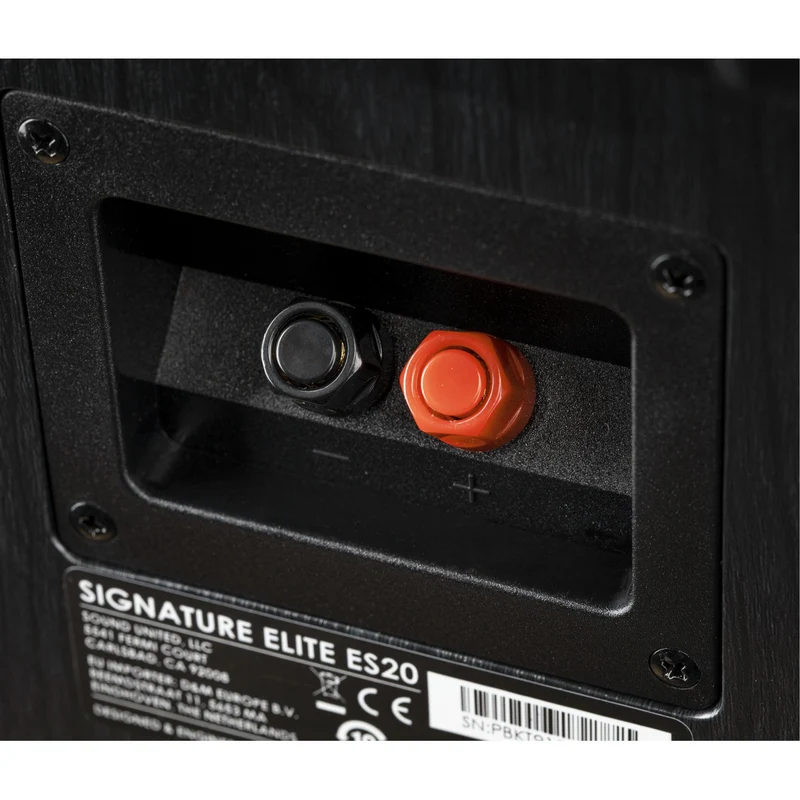 Enceinte bibliothèque Signature Elite 150W, Polk ES20 Noir- PAIRE