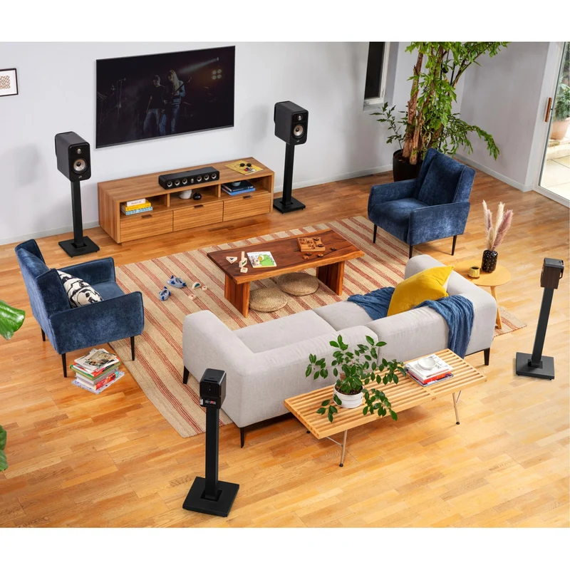 Enceinte bibliothèque Signature Elite 150W, Polk ES20 Noir- PAIRE
