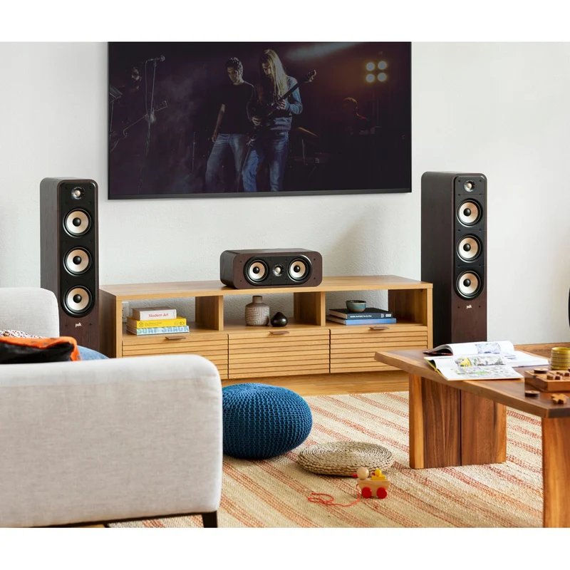 Enceinte centrale Signature Elite Polk ES30 - Brun