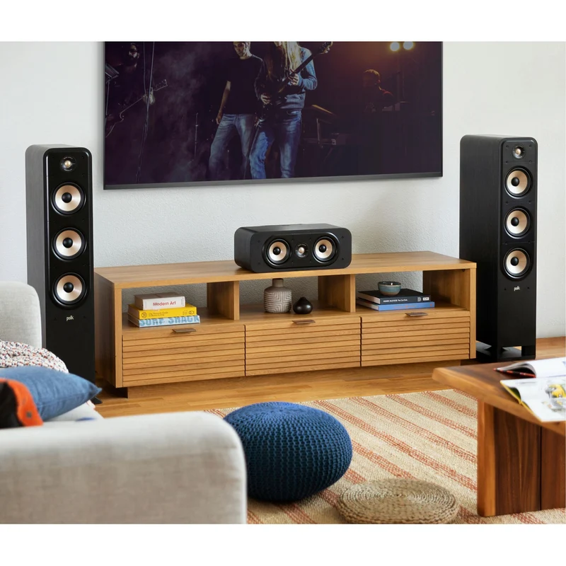 Enceinte colonne Signature Elite , Polk ES60 Noir - UNITÉ