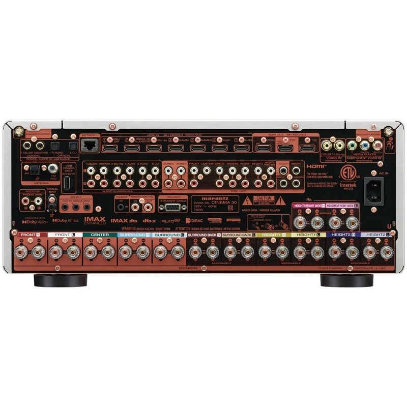 Récepteur AV 11.4 canaux 8K UHD HEOS, Marantz CINEMA 30-SL