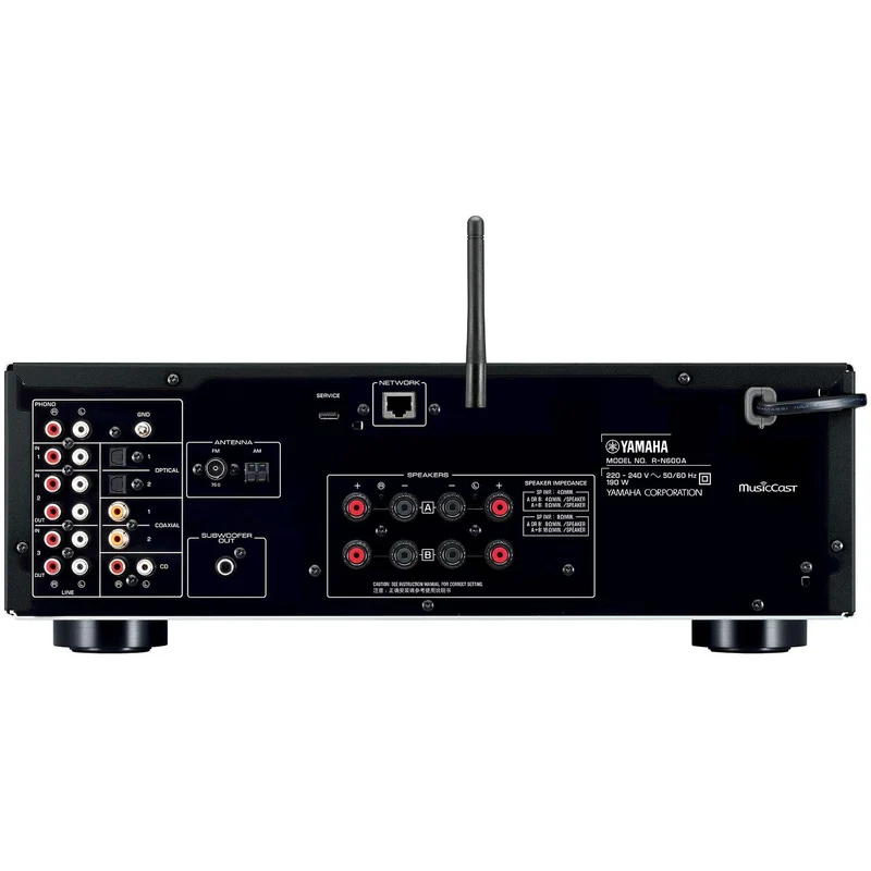 Récepteur Réseau Musiccast, Yamaha RN600A - Noir