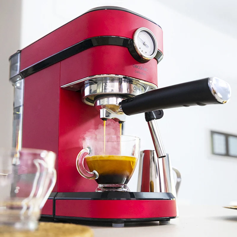 Cafetière Manuelle Express Cecotec Cafelizzia 790 Shiny Pro 1,2 L 20 bar 1350W Rouge 1,2 L