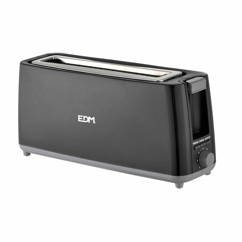Grille-pain EDM 07798 Design Noir 900 W Long