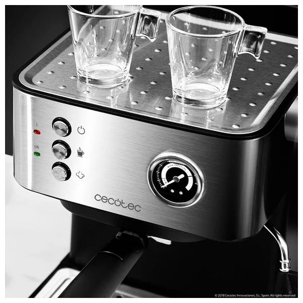 Express Manual Coffee Machine Cecotec Power Espresso 20 Professionale 1,5 L Silver Black
