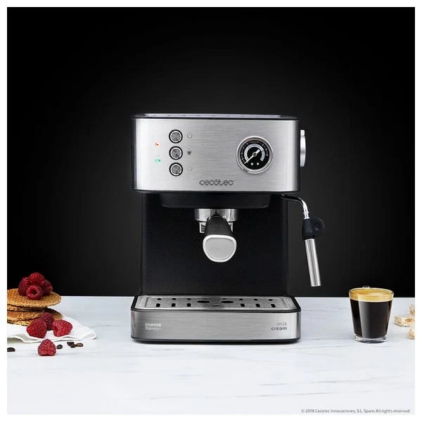 Express Manual Coffee Machine Cecotec Power Espresso 20 Professionale 1,5 L Silver Black