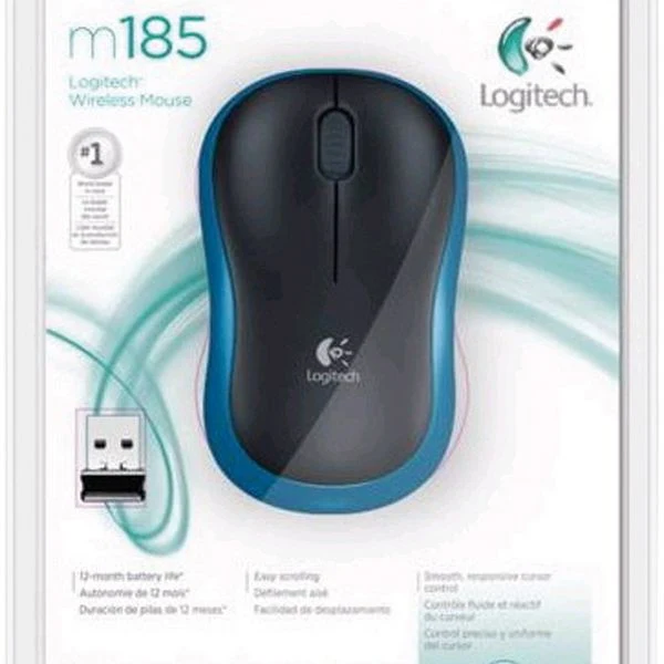 Logitech Wireless Mouse M185 Blue