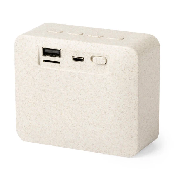 Bluetooth Speakers 3W 146541 Wheat straw Abs