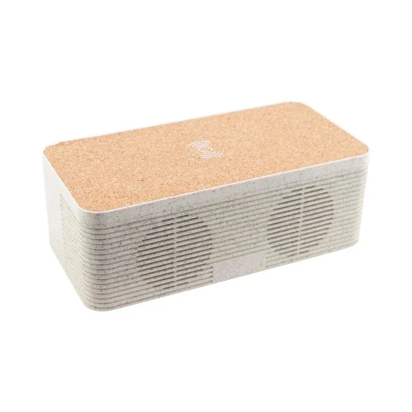 Bluetooth Speaker with Qi Wireless Charger KSIX Eco-Friendly 1200 mAh 5W