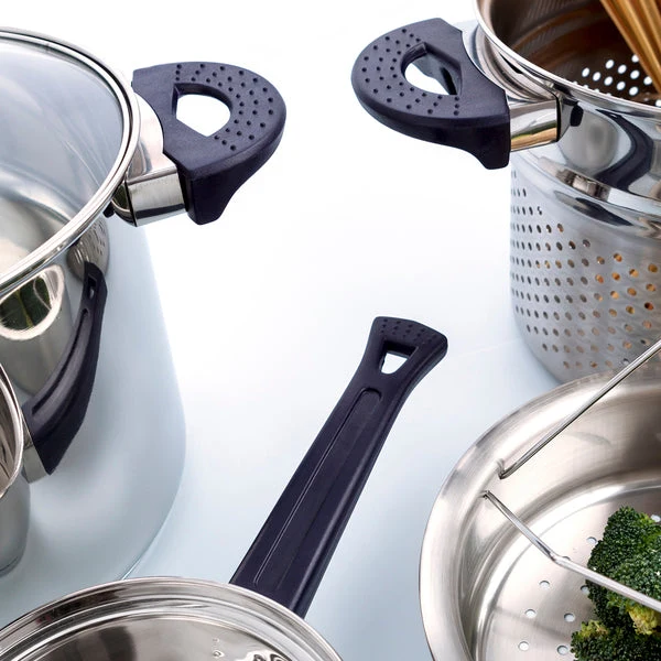 Cookware Quid Stainless steel (5 pcs) (Ø 22-24-14 cm)