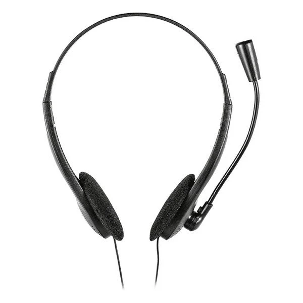 Headphones with Microphone Trust Black (Refurbished A+)
