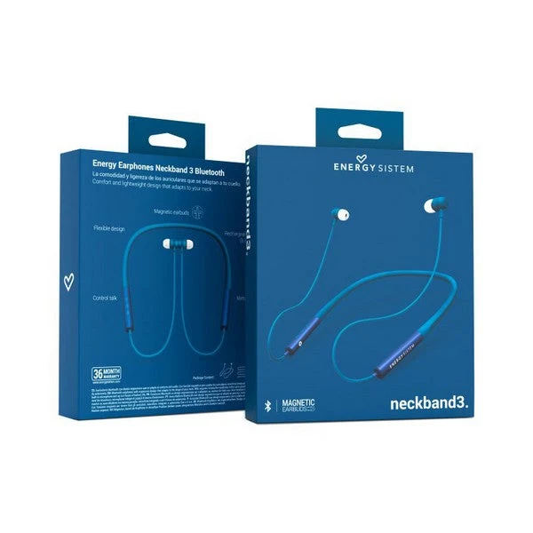 Bluetooth Sports Headset with Microphone Energy Sistem Neckband 3 100 mAh