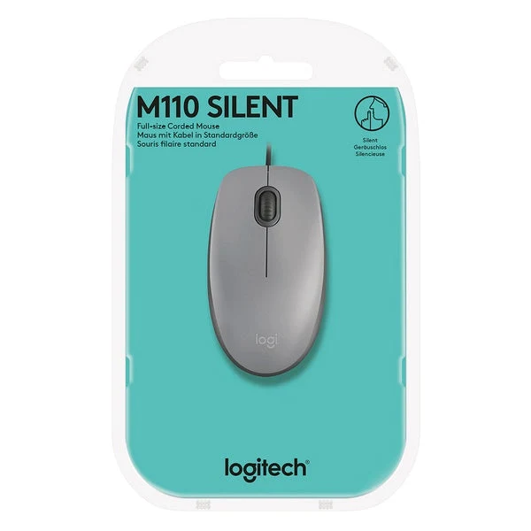 Optical mouse Logitech M110 Silent 1000 dpi USB