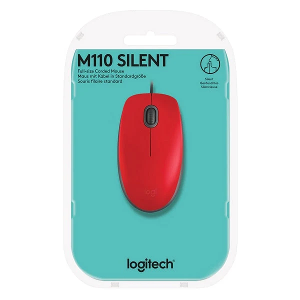 Optical mouse Logitech M110 Silent 1000 dpi USB