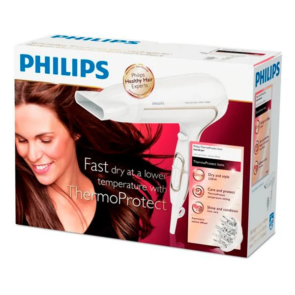 Hairdryer Philips HP8232 ThermoProtect Ionic 2200W White