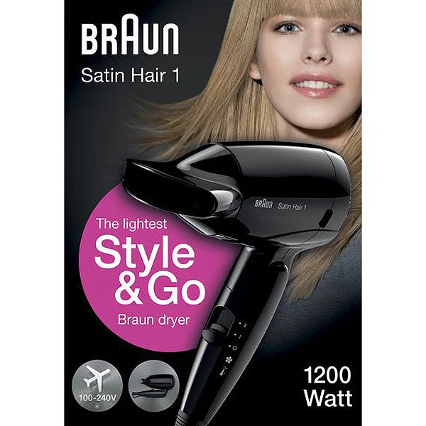 Hairdryer Braun HD 130 Satin Hair 1 1200W