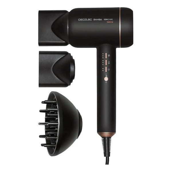 Hairdryer Cecotec Bamba IoniCare 6000 Rockstar Fire 1800W Black