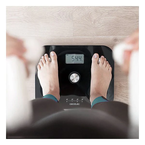 Digital Bathroom Scales Cecotec EcoPower 10100 Full Healthy LCD 180 kg Black