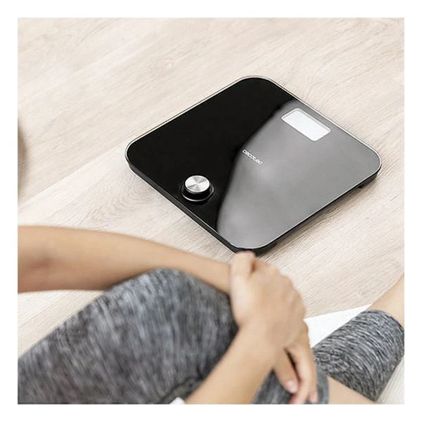 Digital Bathroom Scales Cecotec EcoPower 10000 Healthy Black LCD 180 kg Black