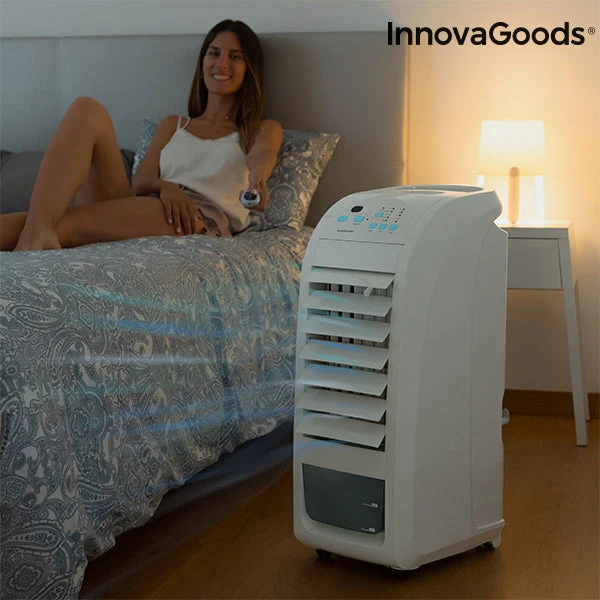 InnovaGoods Portable Evaporative Air Cooler 4.5 L 70W Grey