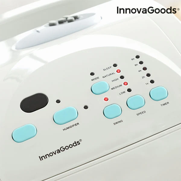 InnovaGoods Portable Evaporative Air Cooler 4.5 L 70W Grey