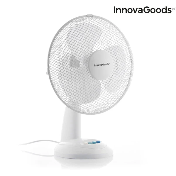 InnovaGoods Ø 30 cm 35W White Desk Fan