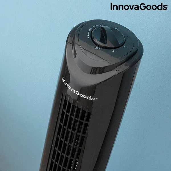 Tower Fan InnovaGoods 80 cm 50W Black