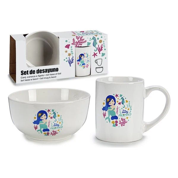 Children’s Dinner Set Porcelain (26 x 7 x 13,8 cm) 2 Pieces