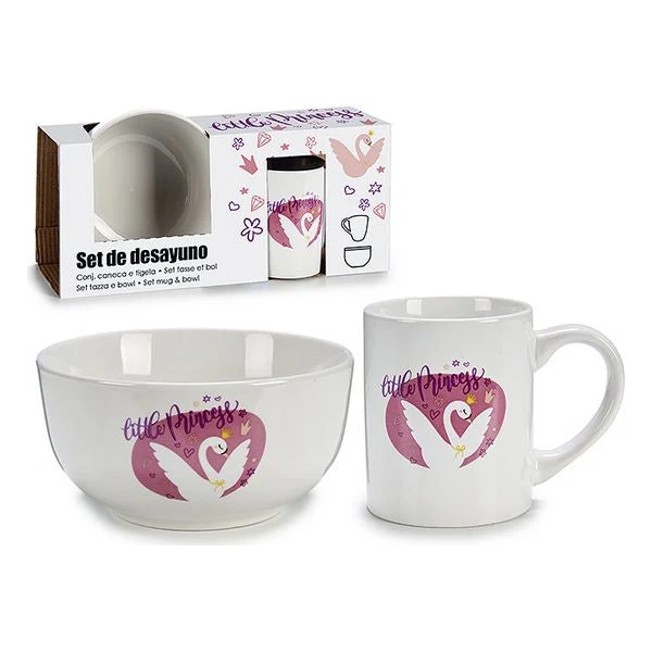 Children’s Dinner Set Porcelain (26 x 7 x 13,8 cm) 2 Pieces