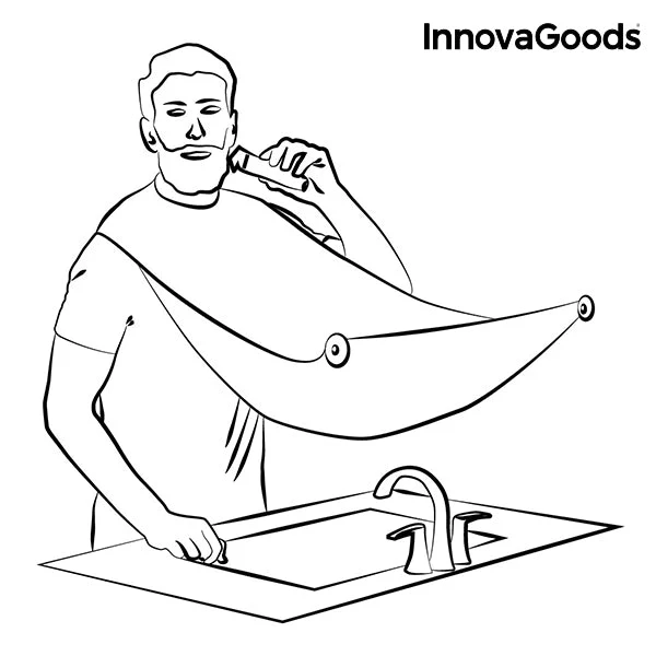InnovaGoods Beard-Trimming Bib