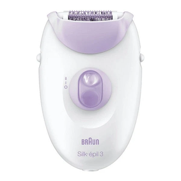 Electric Hair Remover Braun 3170 Silkepil 3 12V White Violet