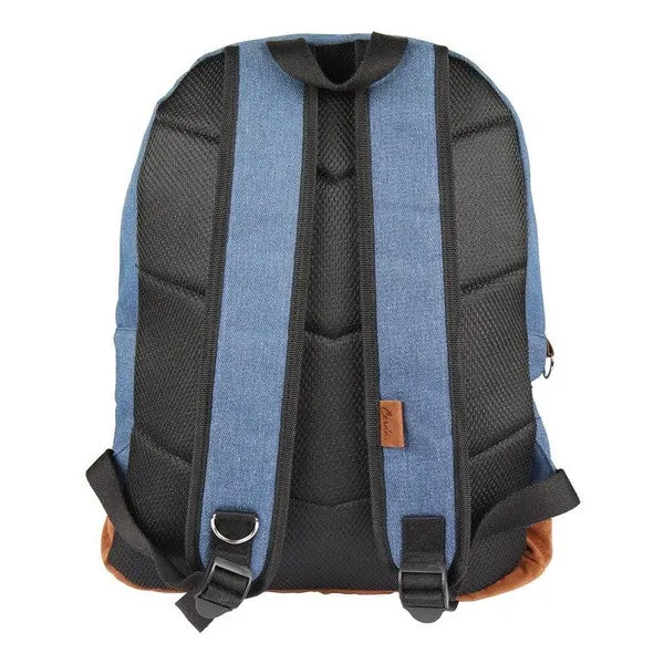 Casual Backpack Denim Patch