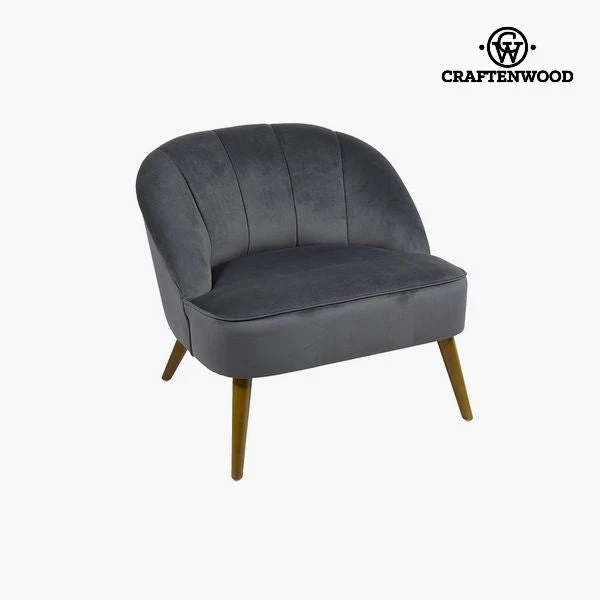 Armchair Grey (78 x 72 x 71 cm) by Craftenwood