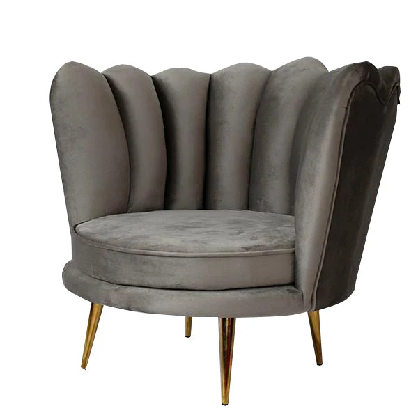 Armchair Art Deco Shell (85 x 78 x 73 cm)