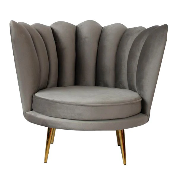 Armchair Art Deco Shell (85 x 78 x 73 cm)