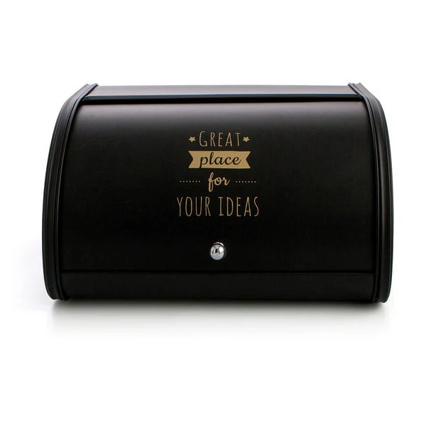 Breadbasket Quid B&W Black Stainless steel 30 x 26 x 17 cm