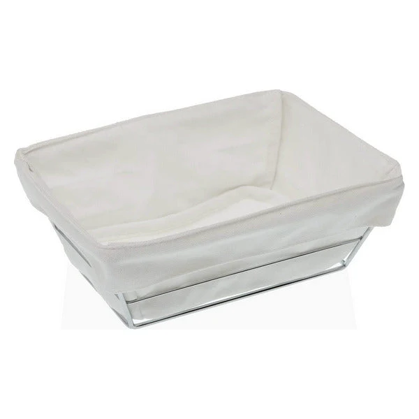 Breadbasket Metal Textile White