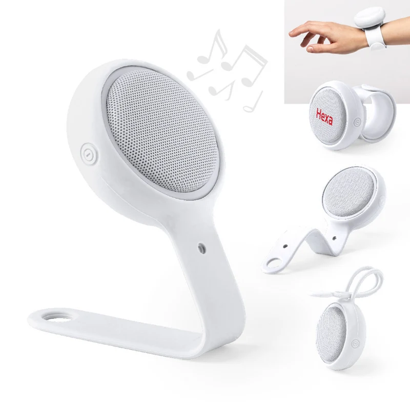 Enceinte bluetooth 300 mAh, puissance sonore 3w, en abs et silicone LAKON