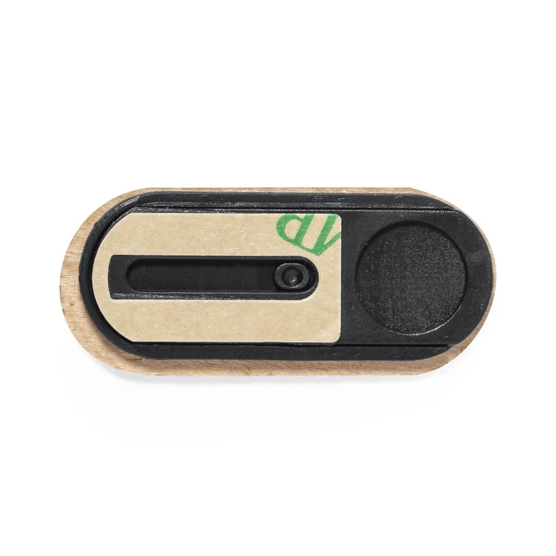 Bloqueur de webcam coulissant en bois NIUMAN